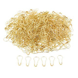 Maxbell 2x500Pcs Metal Gold Safety Pins/Gourd Pin/Bulb Pin for Clothing Crafting & DIY