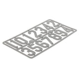 Maxbell 4xNumber Mark For Beekeeper Bee Hive Accessories Beekeeping Tools Grey