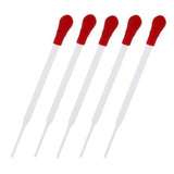 Maxbell 3x5 Pieces Clear Glass Pipette Pipet Dropper Dispensing Liquids Lab 14cm