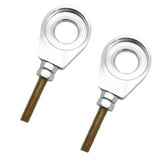 Maxbell 2x15mm Chain Adjuster Tensioner for Pit Dirt Bike CRF50 SSR Thumpstar Silver