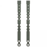 Maxbell 2x2 Pieces Tailor Malice Clips Strap Buckle for Vest Backpack Gear Holder Green