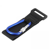 Maxbell 2xMultifunctional Loop Tie Down Straps with Carabiner Bike Handlebar Workout Blue