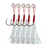 Maxbell 4x5Pcs Fishing Assist Hooks Replacement Jig Fishing Hooks Fishing Teaser Hooks