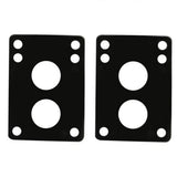 Maxbell 2xSkateboard Riser Pads Pair of Risers Longboard Shock Pads Black 6mm A