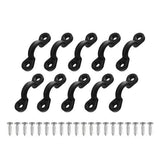 Maxbell 3x10 Pieces New Nylon Marine Deck Sheet Eye Lacing Strap Saddle Clip 34 x 10mm