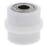 Maxbell 2xTensioner Wheel Motorcycle Chain Pulley Pit Dirt Roller Slider (Blue) White