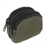 Maxbell 4xCoin Purse with Belt Loop Double Layer Waterproof Multifunctional Coin Pouch Green