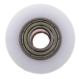 Maxbell 4xMotorcycle 10mm Chain Roller Pulley Tensioner Wheel Guide for Cars White