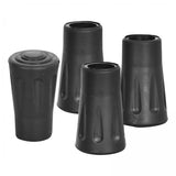 Maxbell 2x4x Walking Pole Tip Trekking Pole Tips Hiking Poles Rubber Tips for Camping