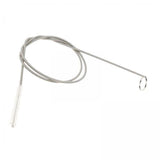 Maxbell 2xTube Cleaning Brush Stainless Steel Flexible Drain Dredge Piping Accessories