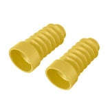 Maxbell 2xMotorcycle Rubber Fork Dust Cover Front Gaiters Boots For JOG50 JOG90 Yellow