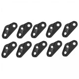 Maxbell 4x10x Wind Rope Buckles guyline Triangle Plastic Buckle Fixing for Tentorial