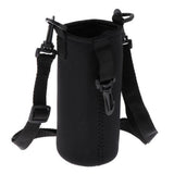 Maxbell 2xInsulated Sport Water Bottle Cover Sleeve Holder Cooler Carrier Black 550ml