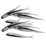 Maxbell 2x10 Pieces Artificial Soft Fishing Lures Baits Lifelike Fish Swimbaits 7.5cm