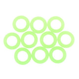 Maxbell 4x10 Pieces/Pack Silicone Luminous Ring Night Fishing Tent Nail Safety Signs L