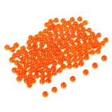 Maxbell 2x150pcs Plastic Round Fishing Bead Lure Sea Fishing Rigs Lure Bait Orange 4mm