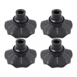 Maxbell 2x4Pcs Chair Leg Covers Furniture Foot Covers for Folding Moon Chair Furniture 13mm