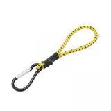 Maxbell 2xBungee Cord with Carabiner Elastic Rope Portable for Outdoor Tents Tarpaulin Yellow Black