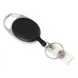 Maxbell 3xRetractable Keyring Elastic Multifunctional Durable for Backpack Purpse Bags Black