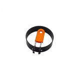 Maxbell 4xEgg Cooking Rings Easy to Clean Food Grade Anti Scald Griddle Cooking Shaper Orange