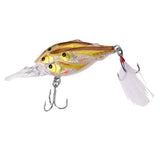 Maxbell 3xFishing Line Winder Fishing Lures Baits Minnow Baits Crankbait Tackle Yellow