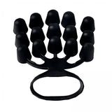 Maxbell 5xFingers Exerciser Stretcher Finger Strengthener Piano Hand Grip Strengthener Black