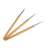 Maxbell 4x3pcs Mermaid Tail Stick UV Gel Polish Nail Art Drawing Painting Pen Brushes