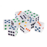 Maxbell 6x10Pcs Acrylic Dices Dice Game Spot Dice for Bar Party Game
