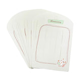 Maxbell 3x20Pcs Bird Pattern Hair Clip Display Cards Jewelry Tags Kraft Holders Papery
