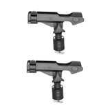 Maxbell 2x Removable Fishing Rod Tube Holder Rotatable Tackle Track Mount Kayak Boat