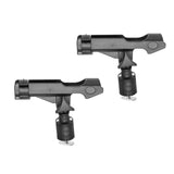 Maxbell 2x Removable Fishing Rod Tube Holder Rotatable Tackle Track Mount Kayak Boat