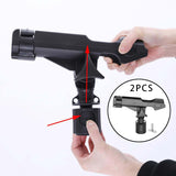Maxbell 2x Removable Fishing Rod Tube Holder Rotatable Tackle Track Mount Kayak Boat