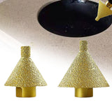 Maxbell 2pcs Diamond Beveling Chamfer Bit M14 Trimming Holes for Marble Granite