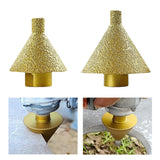 Maxbell 2pcs Diamond Beveling Chamfer Bit M14 Trimming Holes for Marble Granite