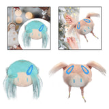 Maxbell 2pcs Doll Head Keychains Party Favor Hanging Charms Bag Charms for Handbag