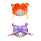 Maxbell 2pcs Doll Head Keychains Party Favors Hanging Charms Bag Charms for Handbag