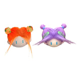 Maxbell 2pcs Doll Head Keychains Party Favors Hanging Charms Bag Charms for Handbag