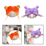 Maxbell 2pcs Doll Head Keychains Party Favors Hanging Charms Bag Charms for Handbag