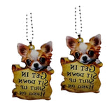 Maxbell Puppy Ornaments Crafts Rear Mirror Accessories for Van Window Women