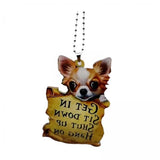 Maxbell Puppy Ornaments Crafts Rear Mirror Accessories for Van Window Women