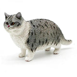 Maxbell 2x Cat Model Statue Collectible Realistic for Cabinet Living Room