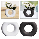 Maxbell 2x Ceramic Vase Simple Porcelain Vase for Gift Shopping Mall Flower