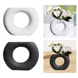 Maxbell 2x Ceramic Vase Simple Porcelain Vase for Gift Shopping Mall Flower