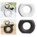 Maxbell 2x Ceramic Vase Simple Porcelain Vase for Gift Shopping Mall Flower