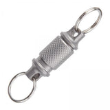 Maxbell 5xTitanium Alloy Keychain Key Holder Clip for Outdoor Tool Waist Belt Unisex