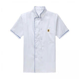 Maxbell 3xChef Coat Catering Workwear Barista Adult Sweat Absorbing Cook Uniform