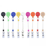 Maxbell 2x9 Pieces Retractable Badge Holder Clips Nurse Gifts DIY for Nurses Women Men