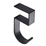 Maxbell 5xTable Hook for Bags Space Saving Universal Purse Hook for Water Cup Purse Bag black