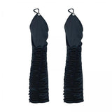 Maxbell 2xLong Opera Party Gloves Party 1920S Gloves for Women Wedding Cosplay Black
