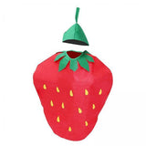 Maxbell 2xKids Fruit Costume Cosplay Cute Children Costume for Themed Party Masquerade Strawberry